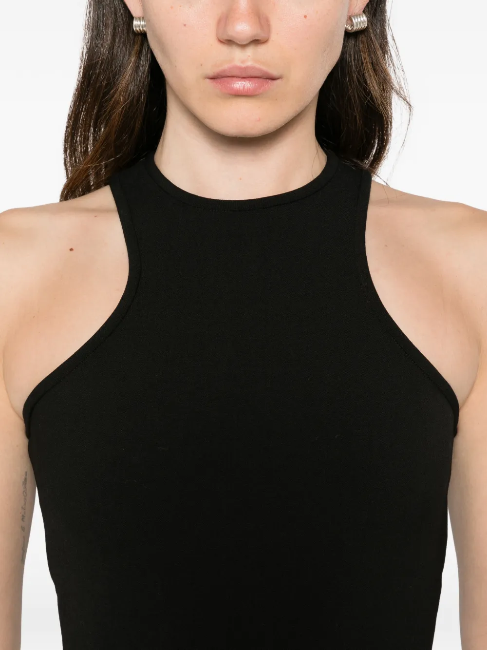 TOTEME Deep Curve tanktop Zwart