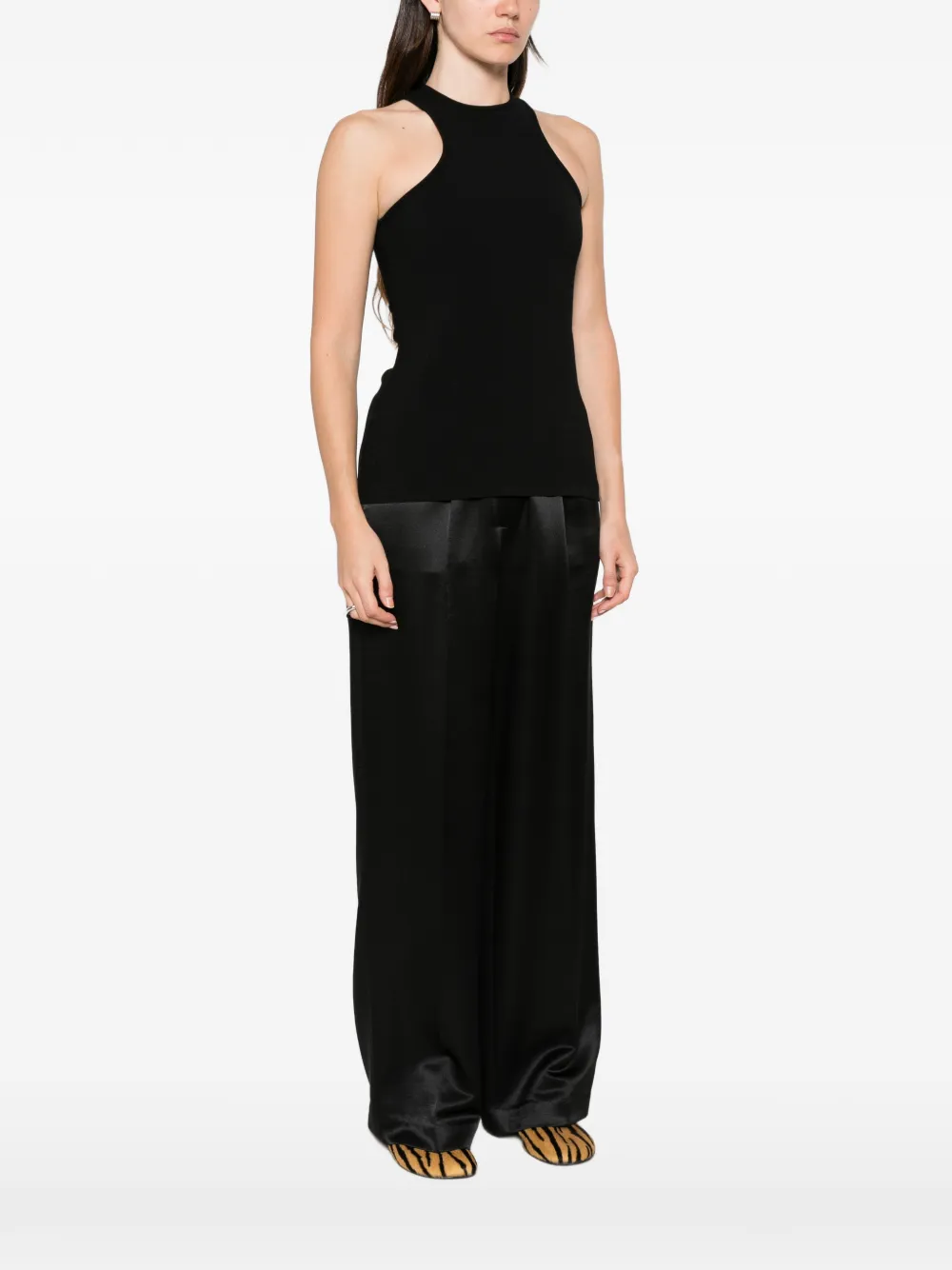 TOTEME Deep Curve tanktop Zwart