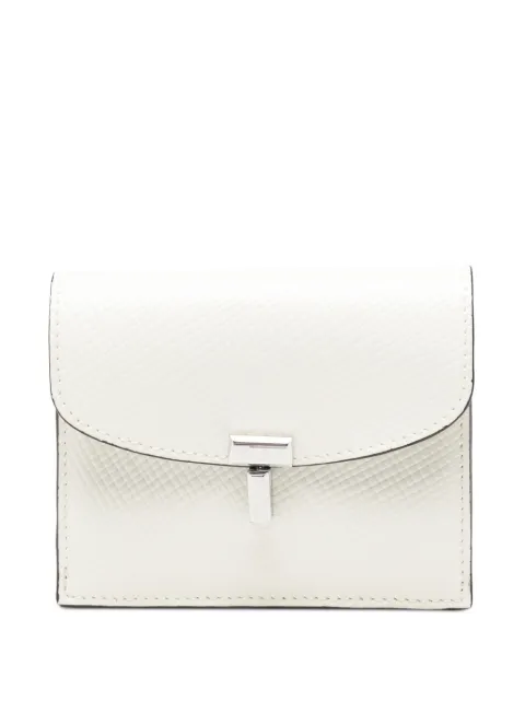 TOTEME T-Lock palmellato-patent cardholder