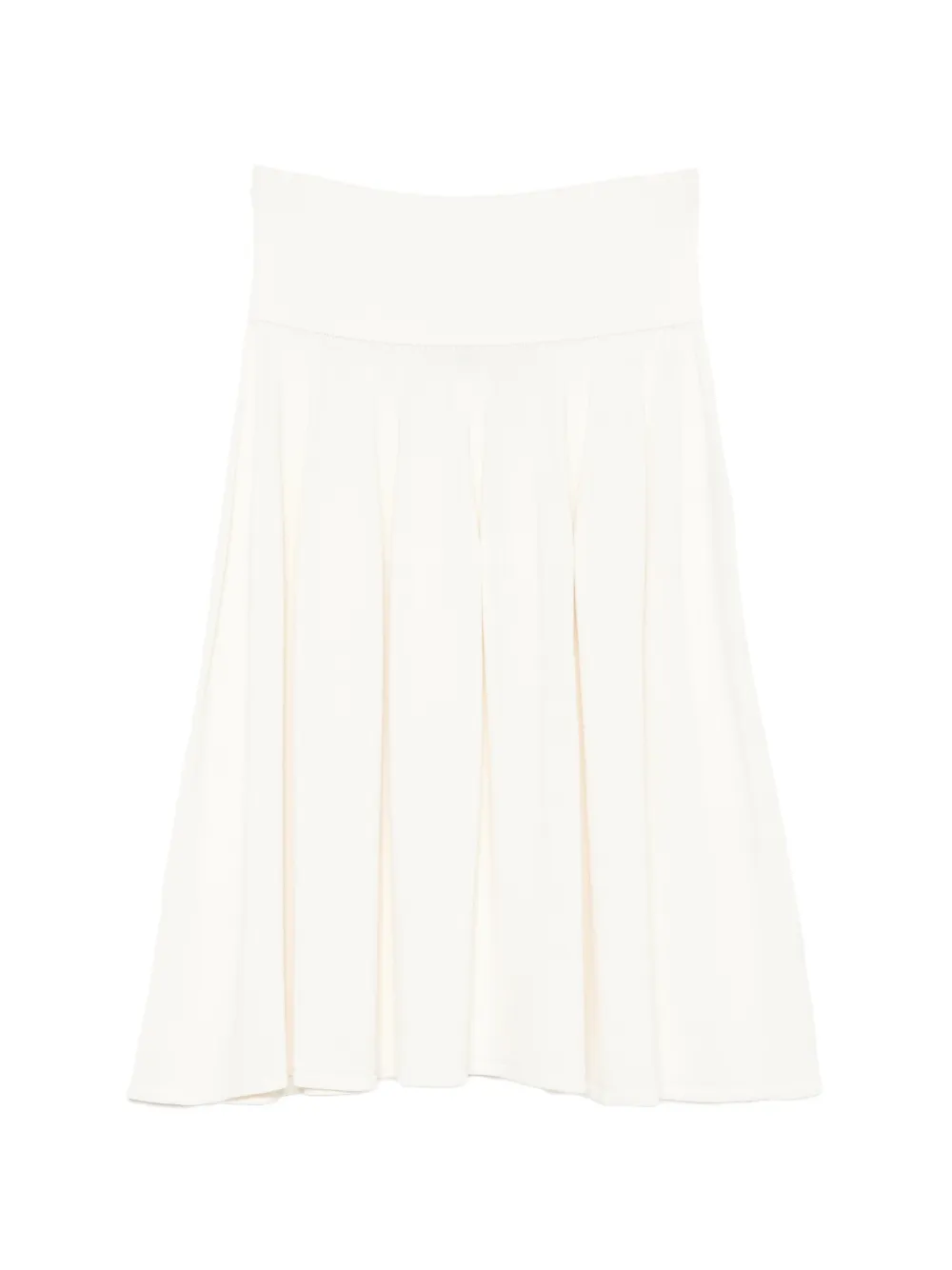 TOTEME ribbed-waistband midi A-line skirt