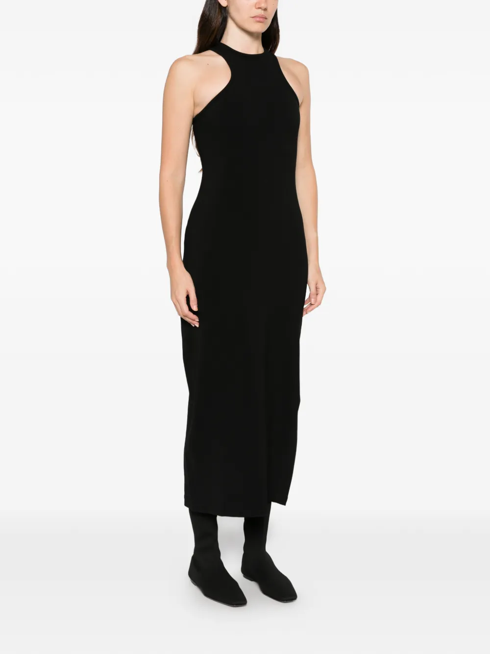 TOTEME Deep Curve midi-jurk Zwart