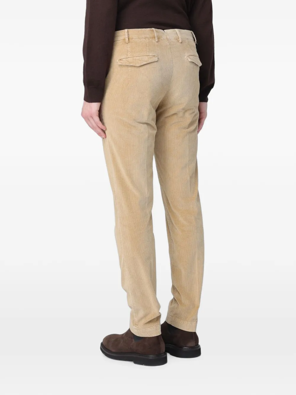 PT Torino Ribfluwelen chino Beige