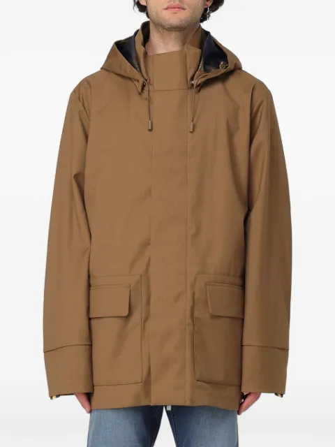 K-Way Erhal hooded flap-pocket coat