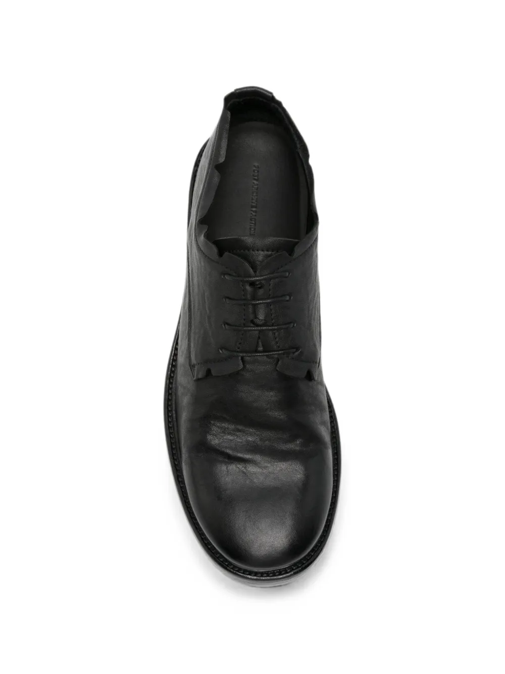 Post Archive Faction Gerafelde derby veterschoenen Zwart