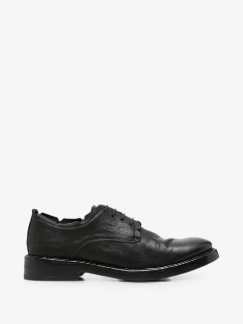 Post Archive Faction raw-edge lace-up Derby shoes