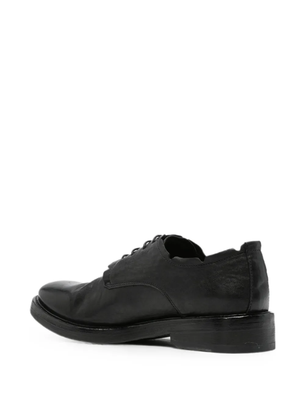 Post Archive Faction Gerafelde derby veterschoenen Zwart