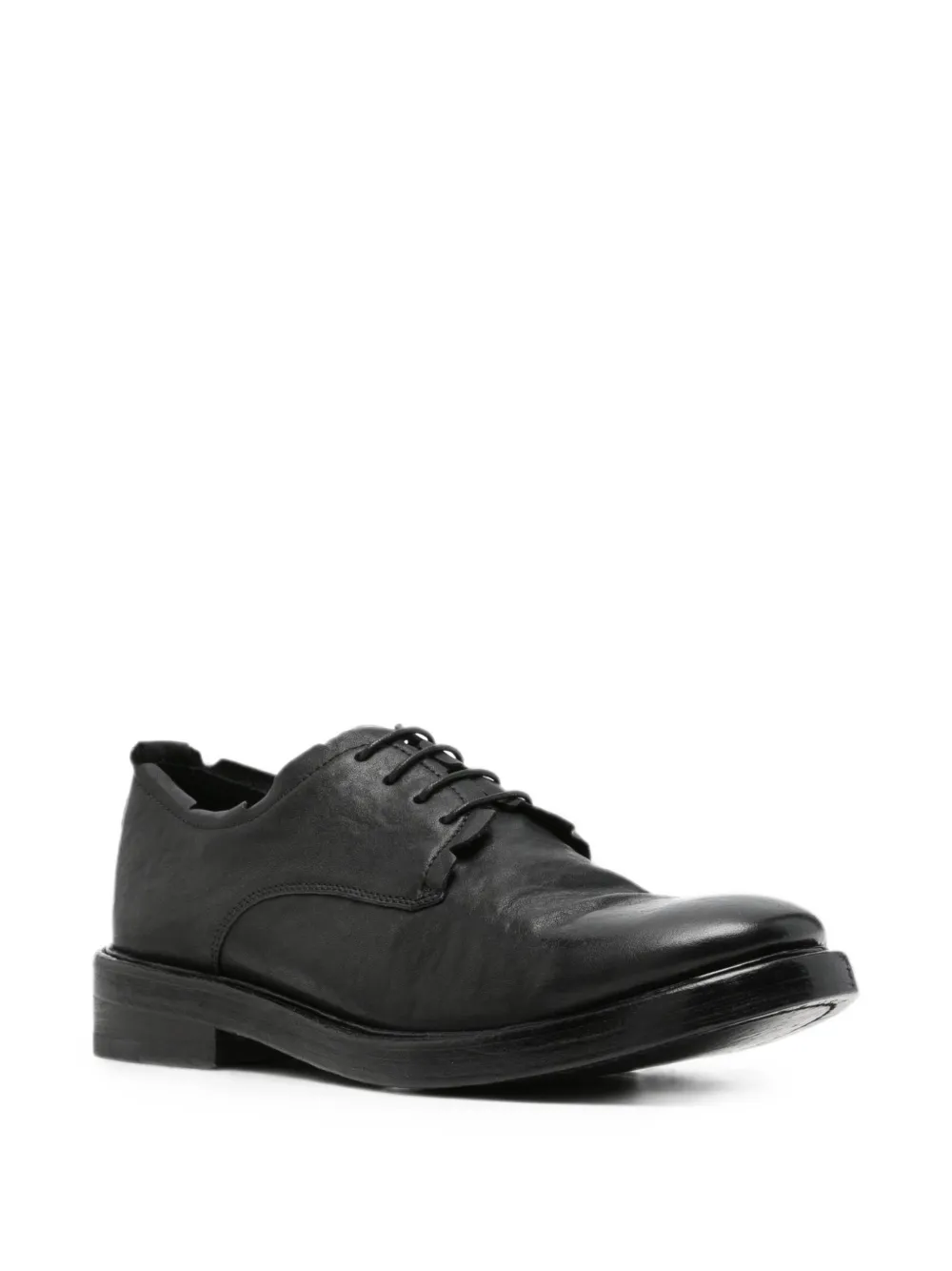 Post Archive Faction Gerafelde derby veterschoenen Zwart