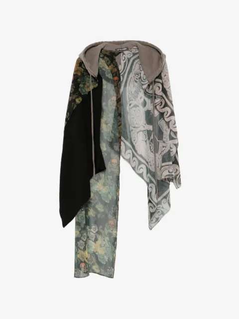 Ottolinger floral-print hooded scarf