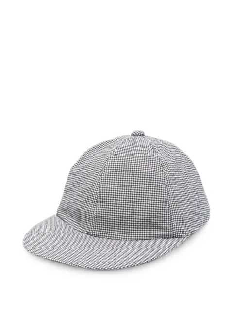 Post Archive Faction gorra con estampado de cuadros gingham