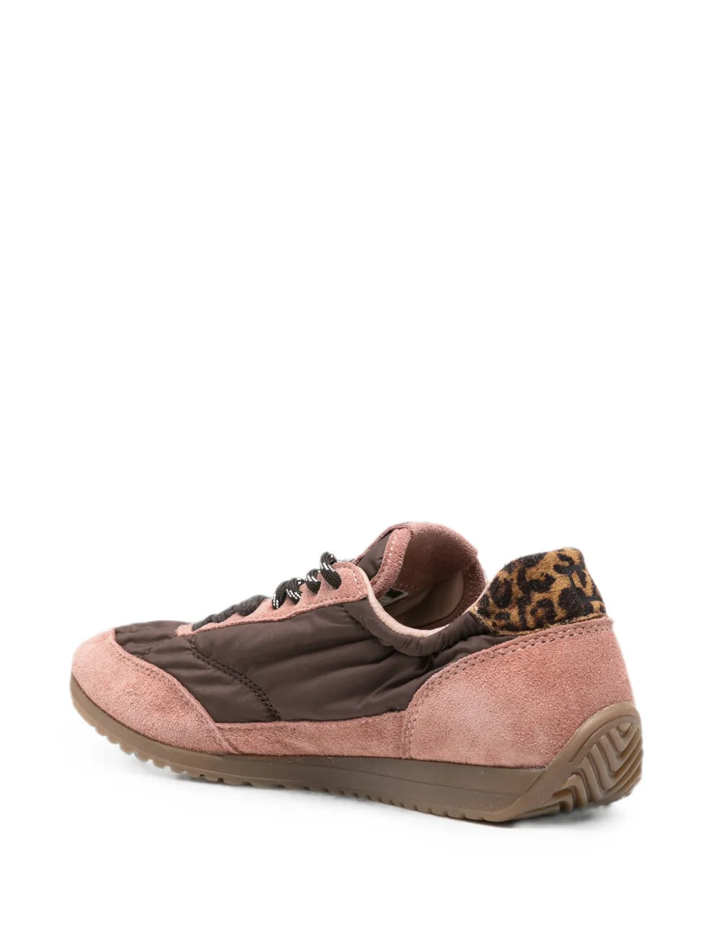 D.A.T.E. lace-up panelled sneakers Roze
