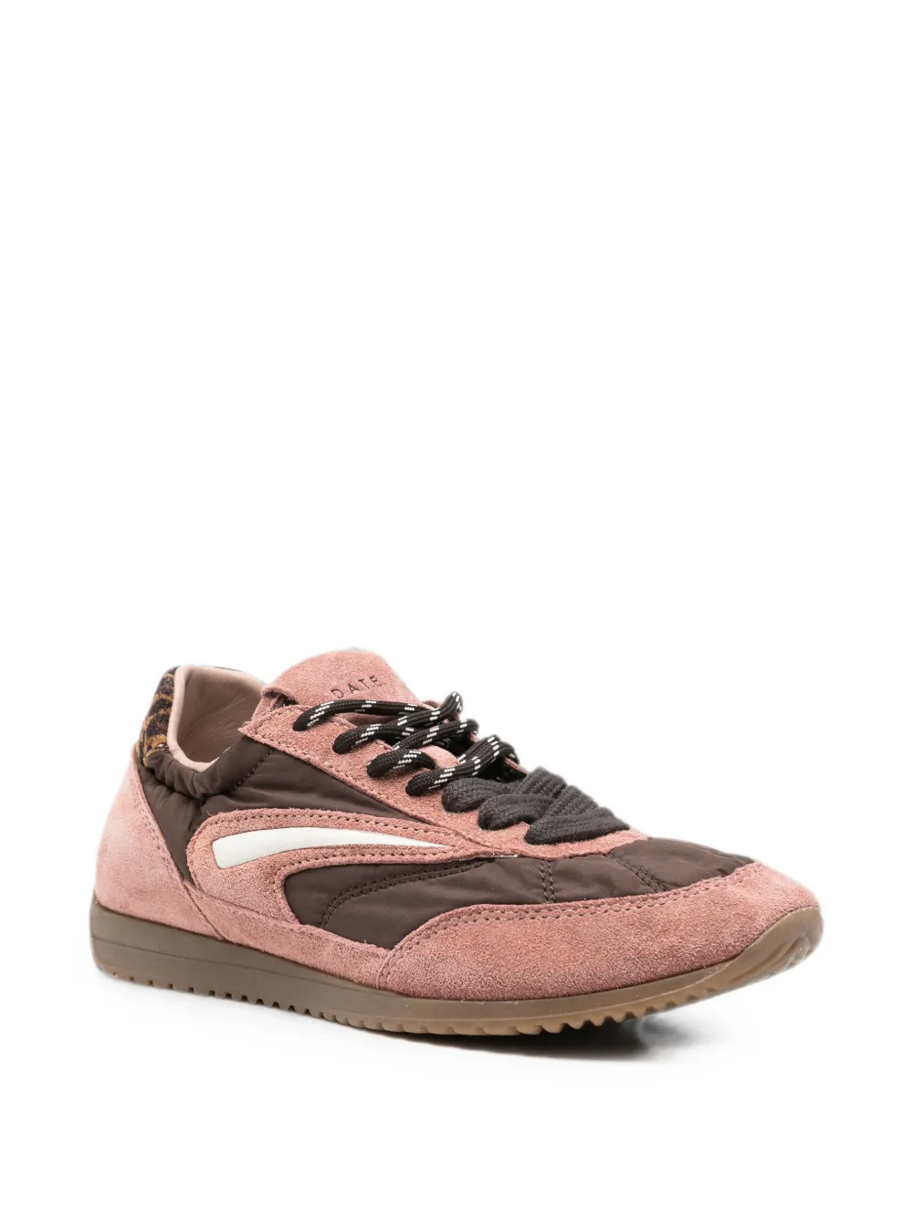 D.A.T.E. lace-up panelled sneakers Roze