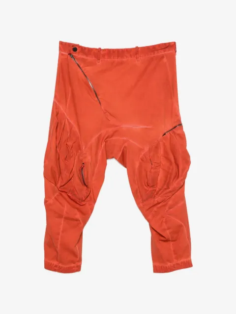 Leon Emanuel Blanck asymmetric-zip panelled trousers