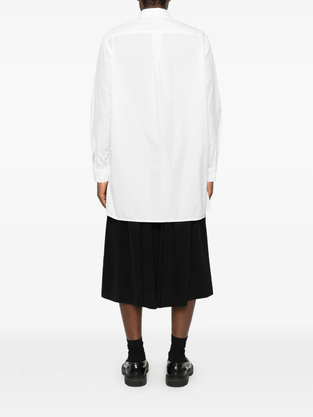 Yohji Yamamoto Overhemd met lange mouwen Wit