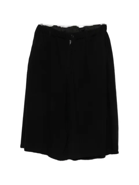 Yohji Yamamoto elasticated-waistband shorts