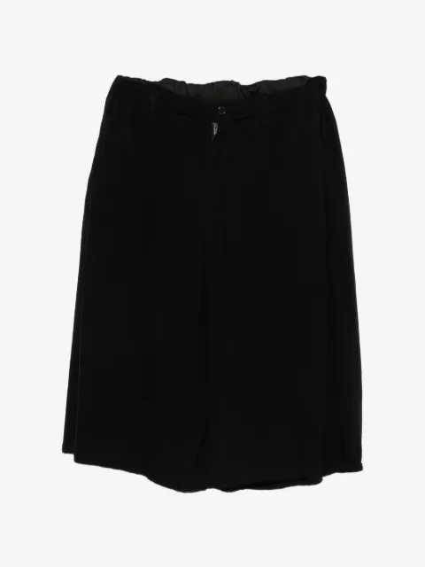 Yohji Yamamoto elasticated-waistband shorts