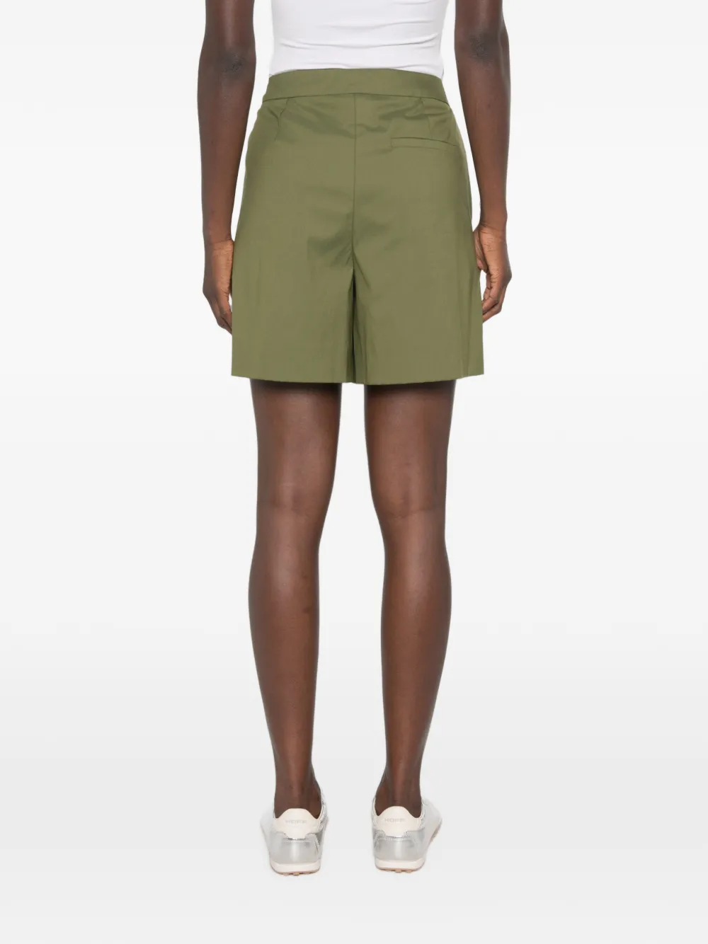 I BLUES Shorts met geplooid detail Groen