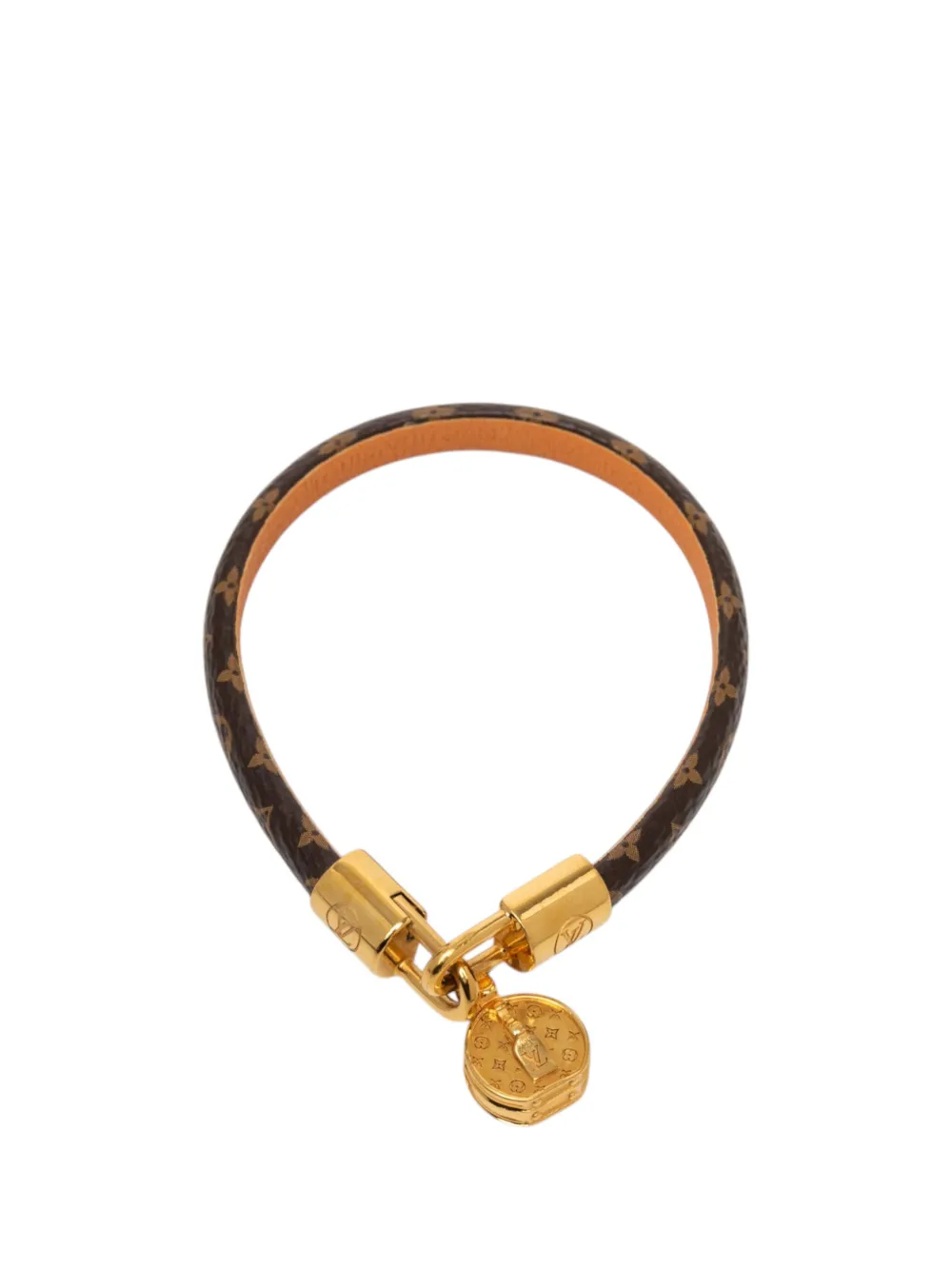 Louis Vuitton Pre-Owned 2019 Monogram Tribute Charm Bracelet costume bracelet - Brown