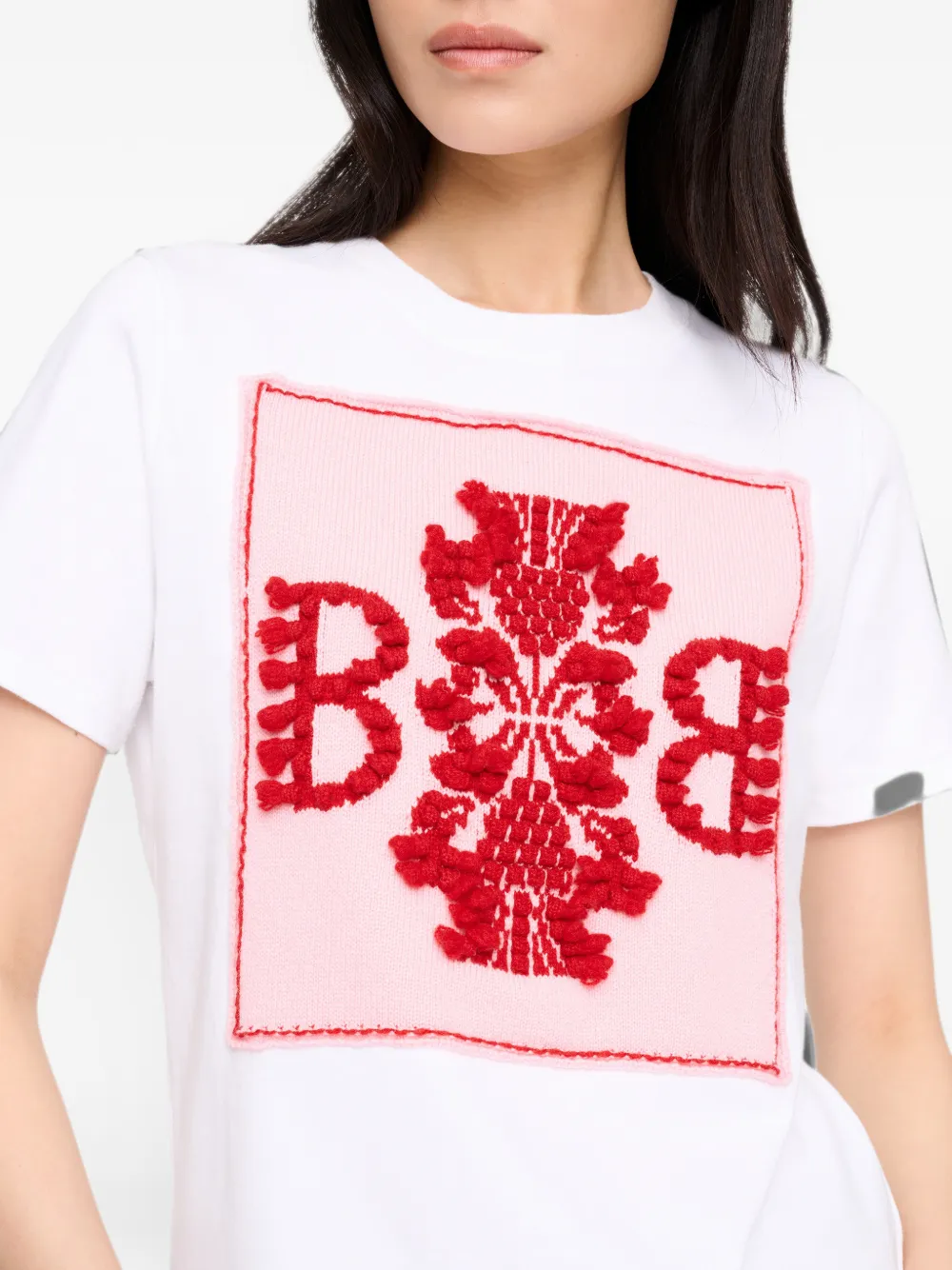 Barrie Kasjmier T-shirt Wit