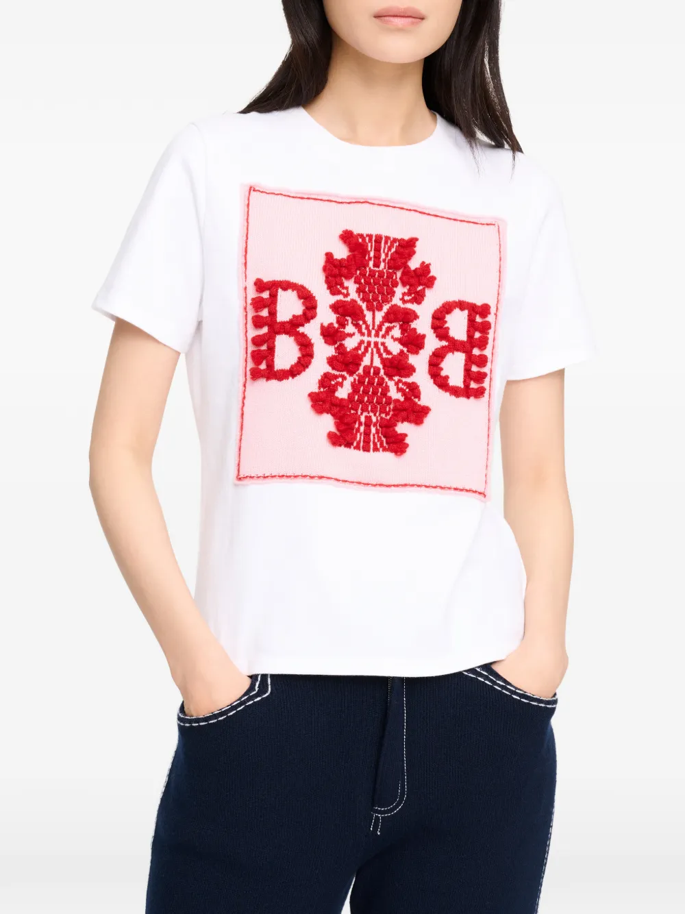 Barrie Kasjmier T-shirt Wit