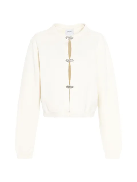 Barrie gem-embellished cashmere cardigan
