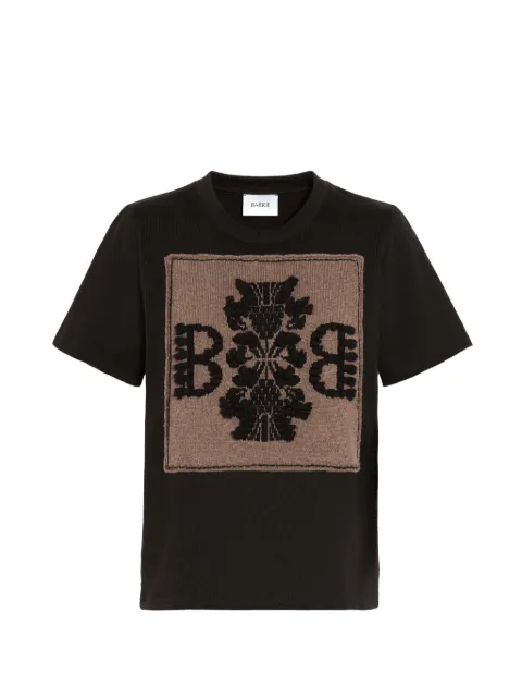 Barrie t-shirt à patch en cachemire
