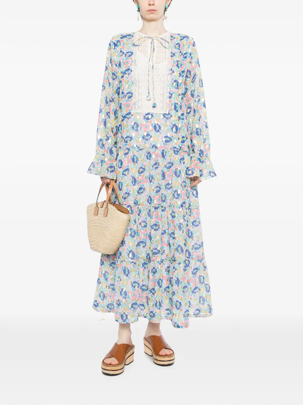 Bambah Isla jurk Blauw