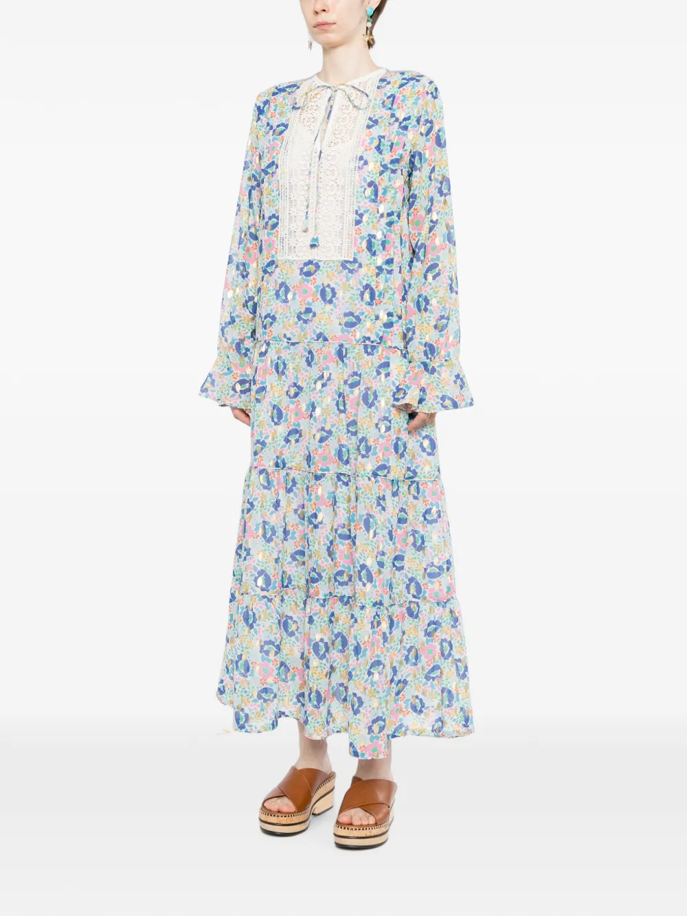 Bambah Isla jurk Blauw