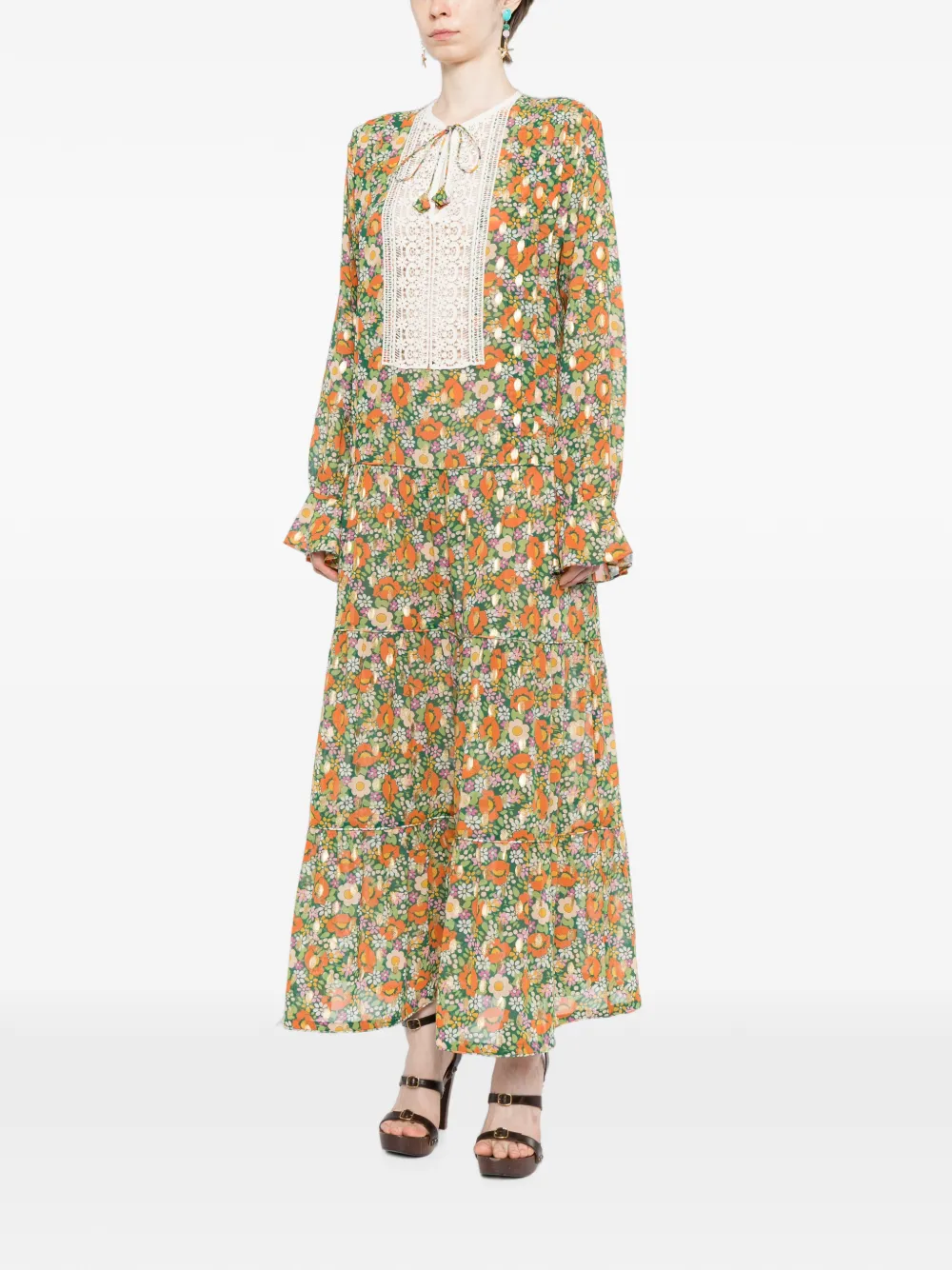 Bambah Isla jurk Groen