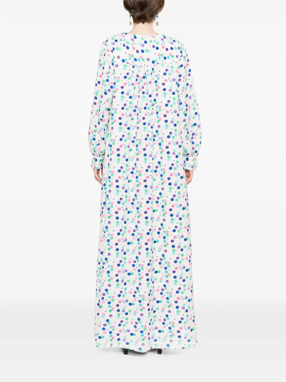 Bambah Ariel tuniek met stippen Blauw