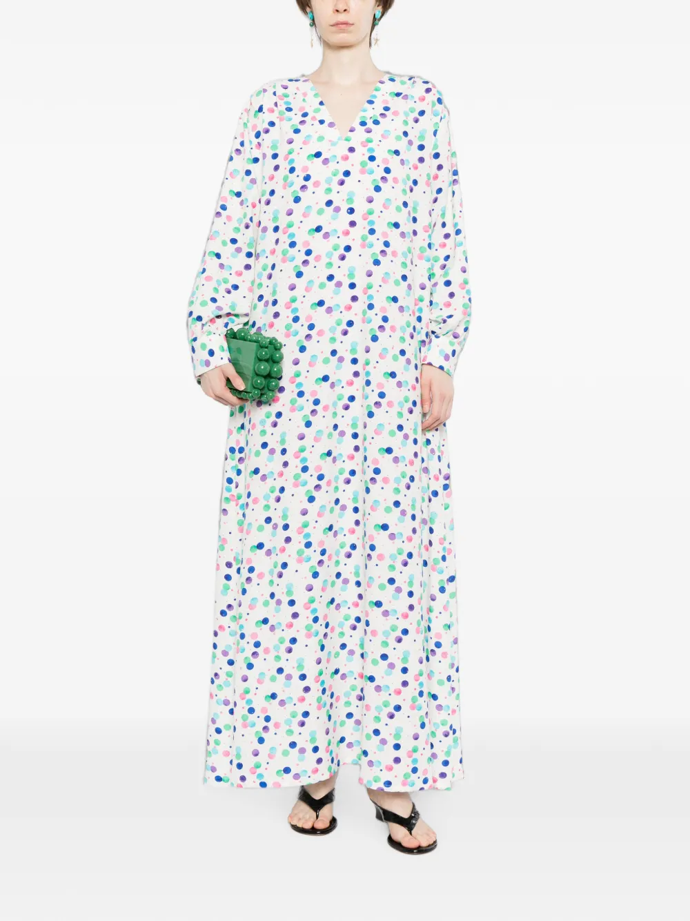 Bambah Ariel tuniek met stippen Blauw