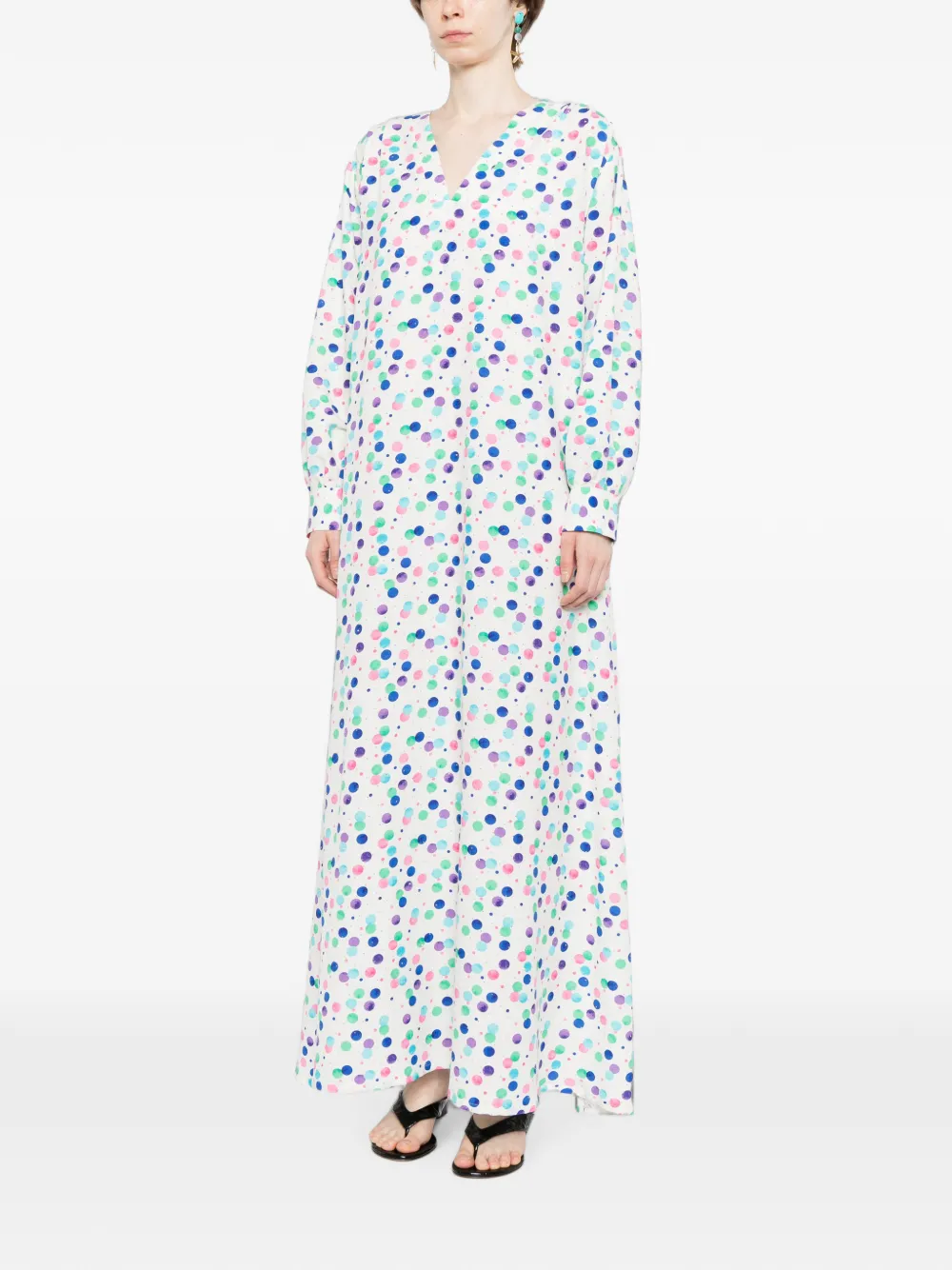 Bambah Ariel tuniek met stippen Blauw