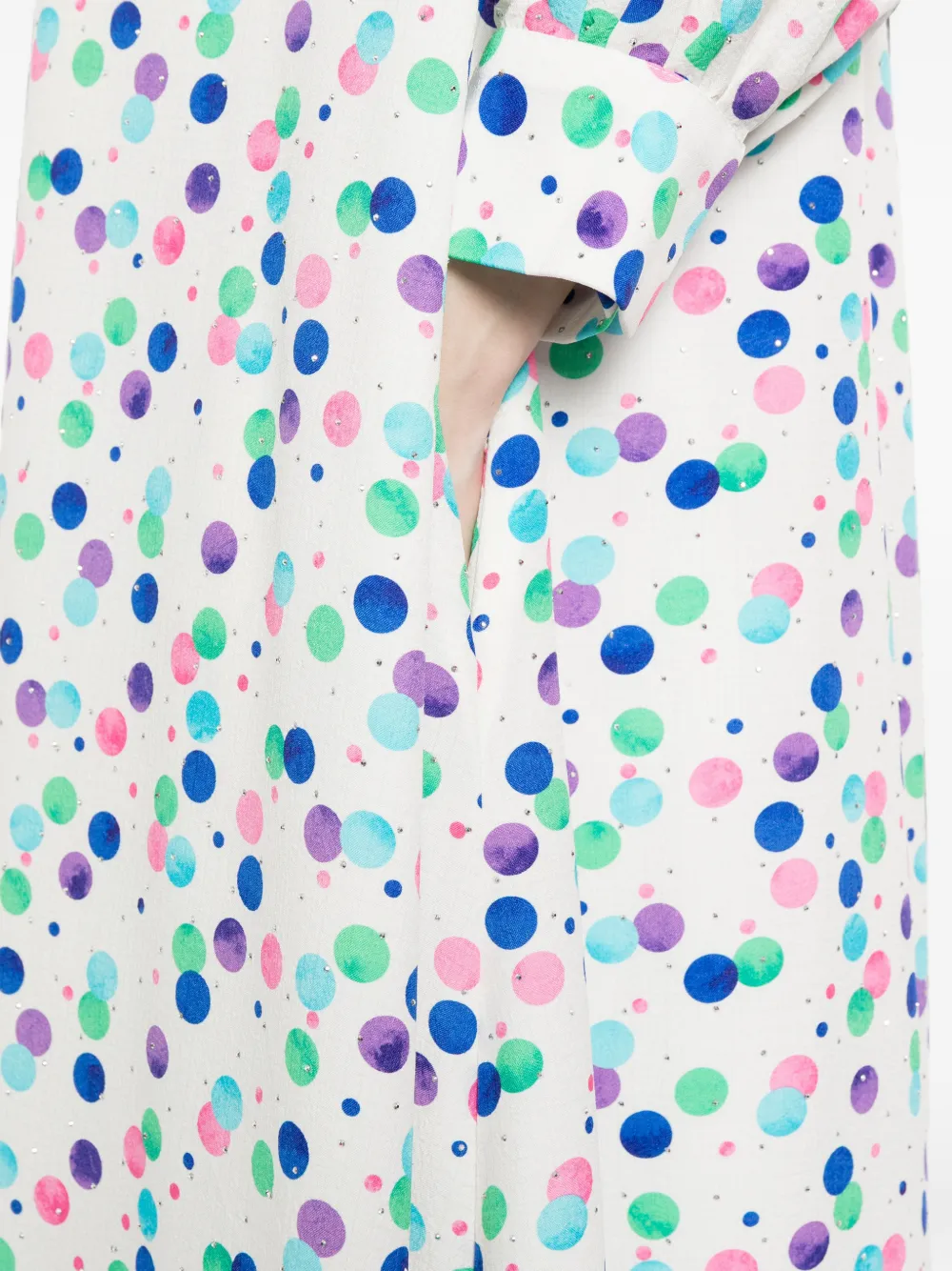 Bambah Ariel tuniek met stippen Blauw