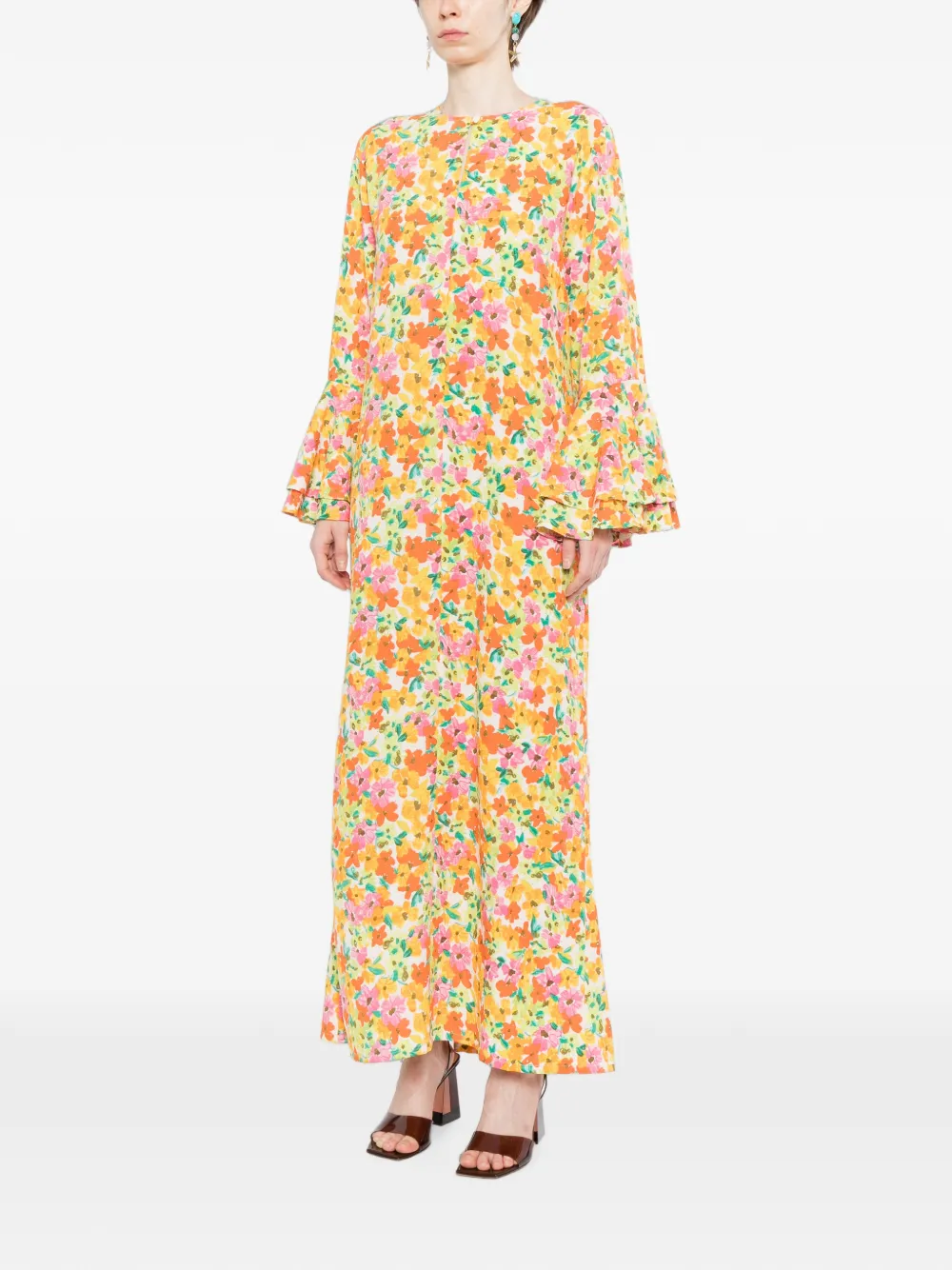 Bambah Fiona jurk Geel