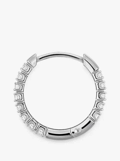 SABOTEUR diamond hoop earring
