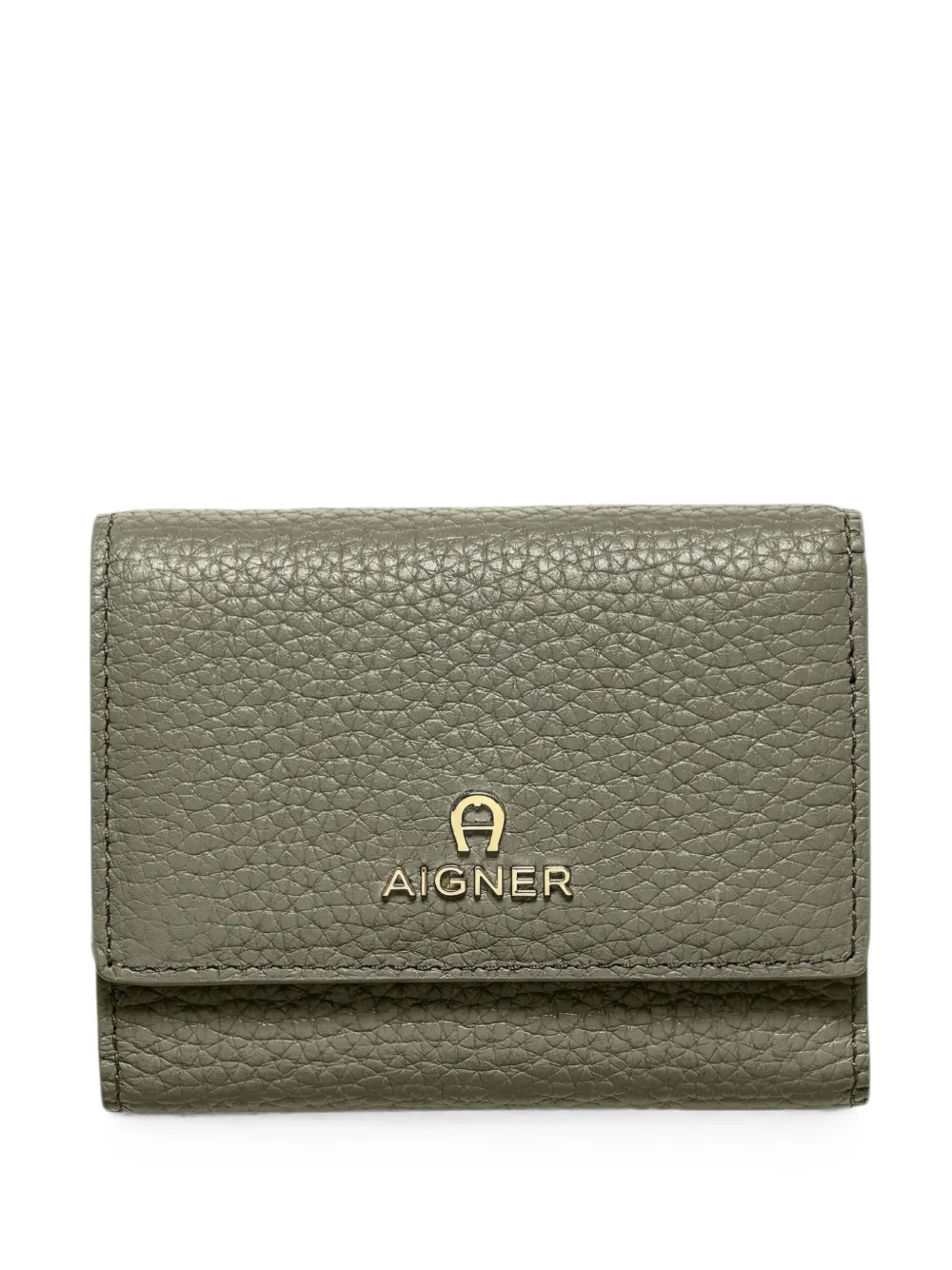 AIGNER Ivy grained wallet - Grün
