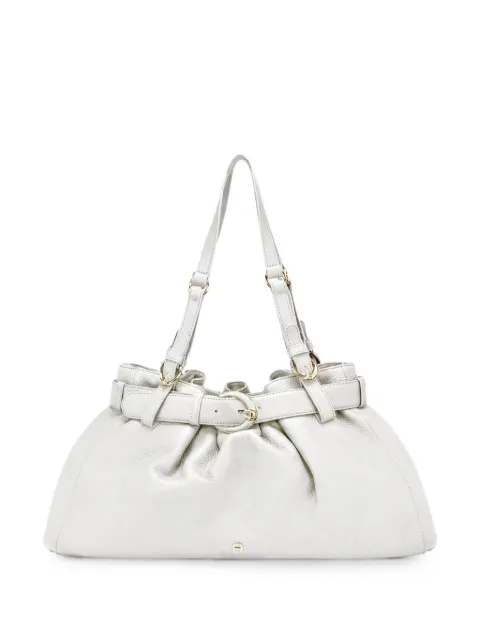 AIGNER medium Lavinia belted leather shoulder bag