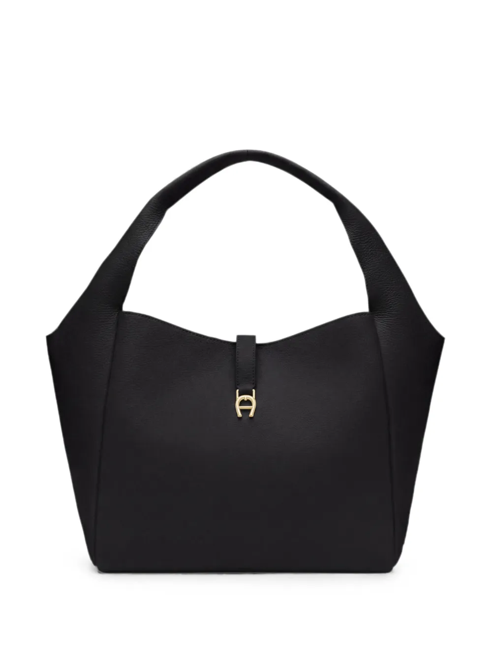 AIGNER medium Zaira logo-plaque tote bag - Nero