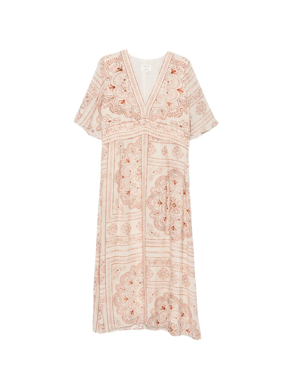 MAISON123 paisley-print V-neck midi dress