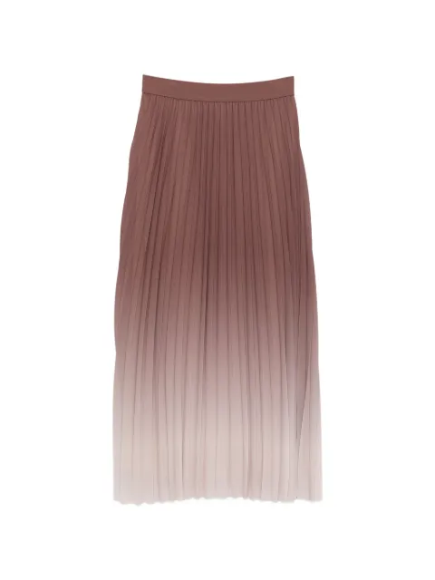 MAISON123 ombre-effect pleated midi skirt