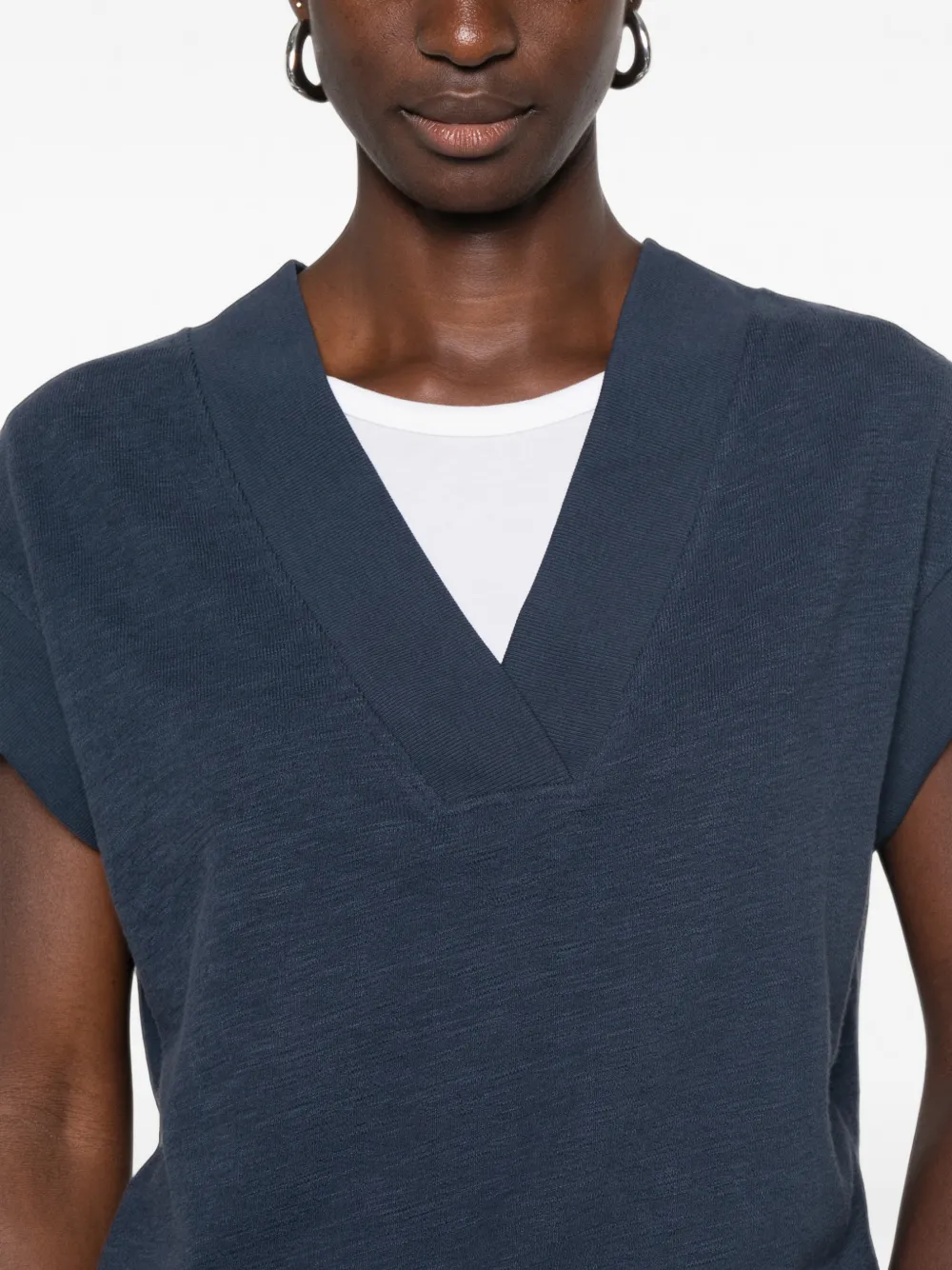 MAISON123 Mouwloze top Blauw