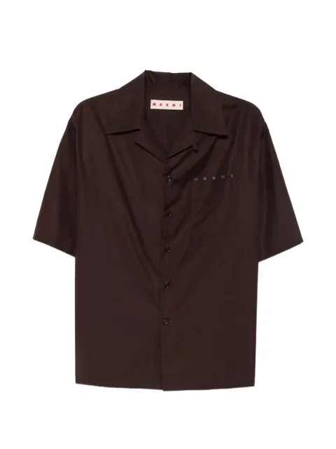 Marni logo-print short-sleeve shirt