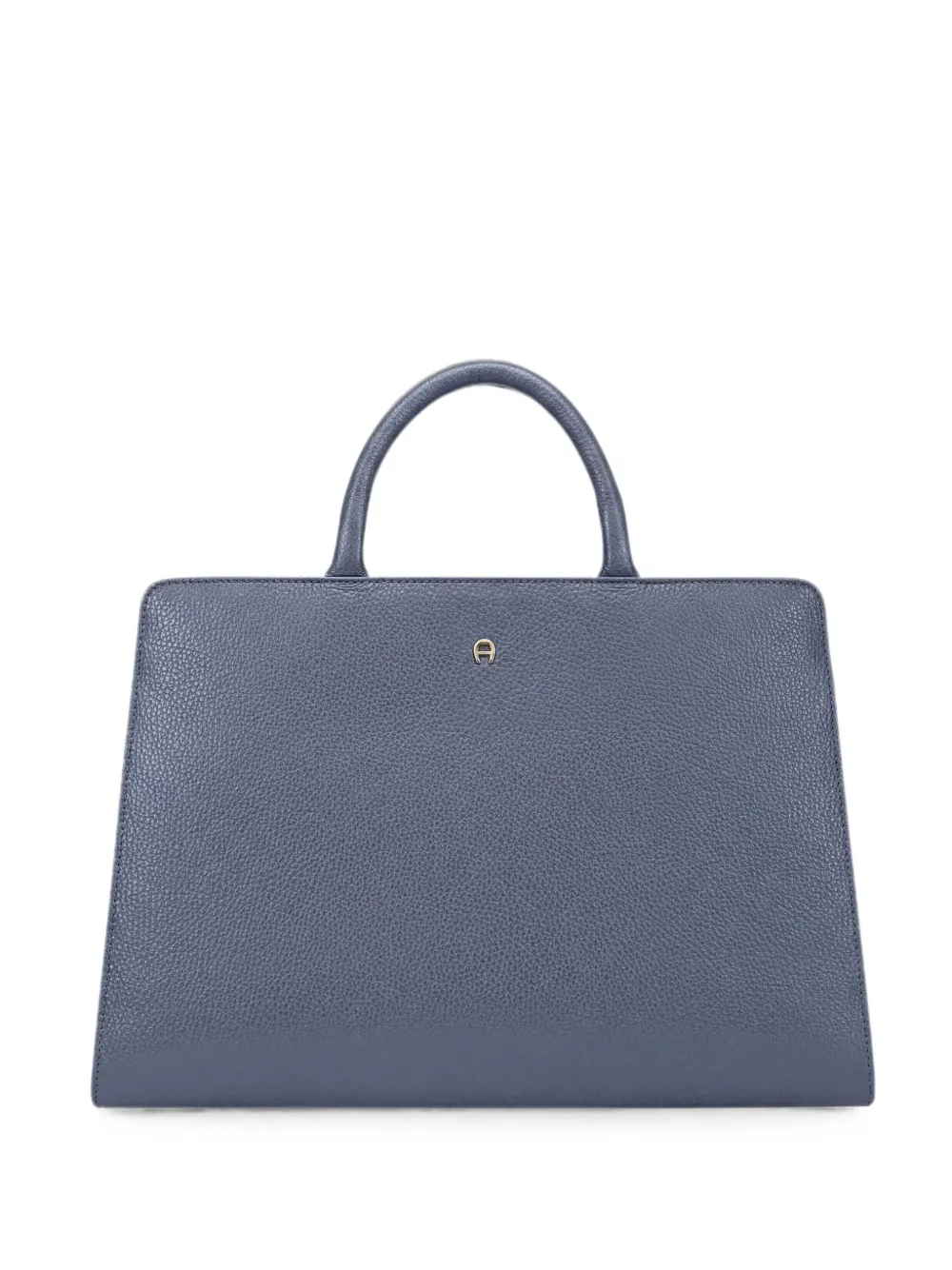 AIGNER large Cybill pebbled-leather tote bag