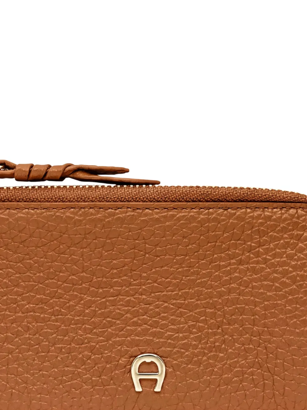 AIGNER Carré Soft pasjeshouder met logo-plakkaat Bruin