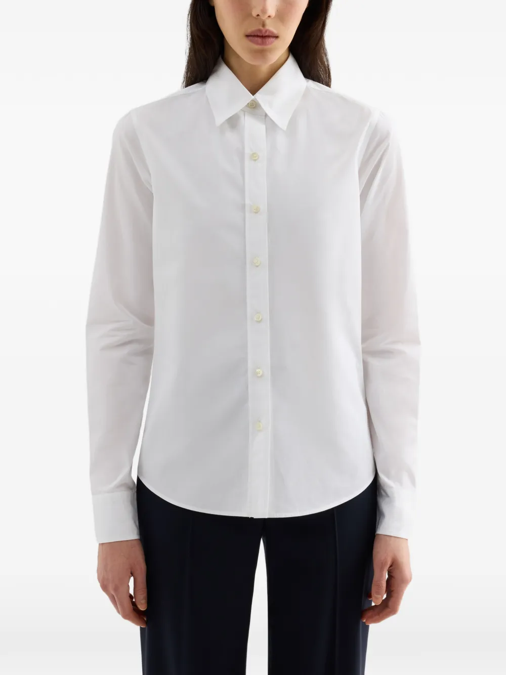 Jil Sander Getailleerd blouse Wit