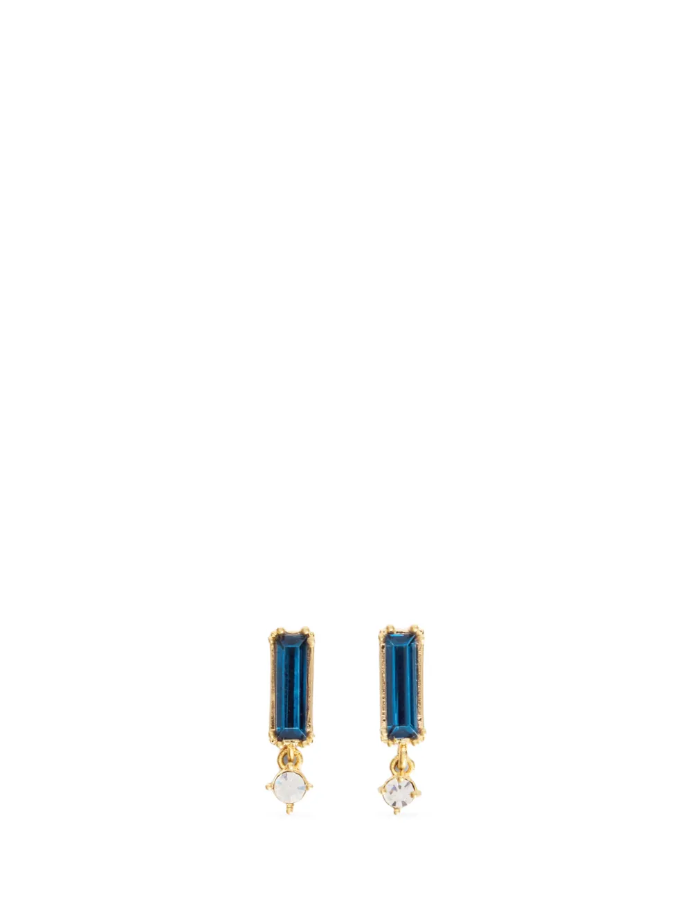 Jil Sander crystal-embellished handcrafted earrings · OS