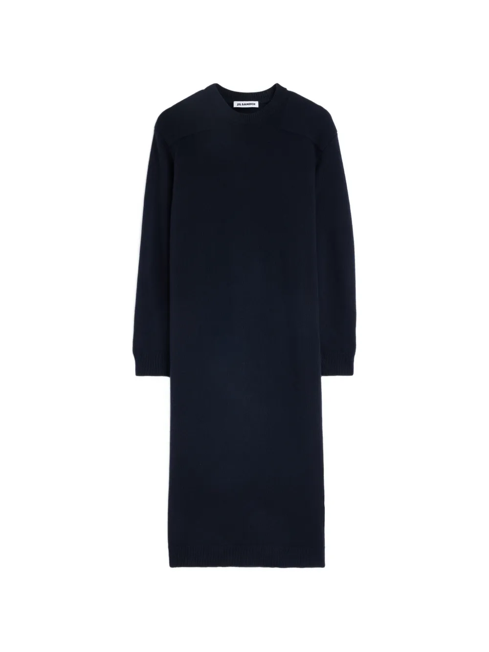 Jil Sander Abito lungo girocollo - Blu