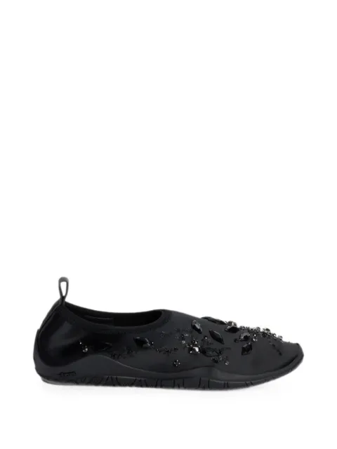 Jil Sander Sneakers mit Kristallen