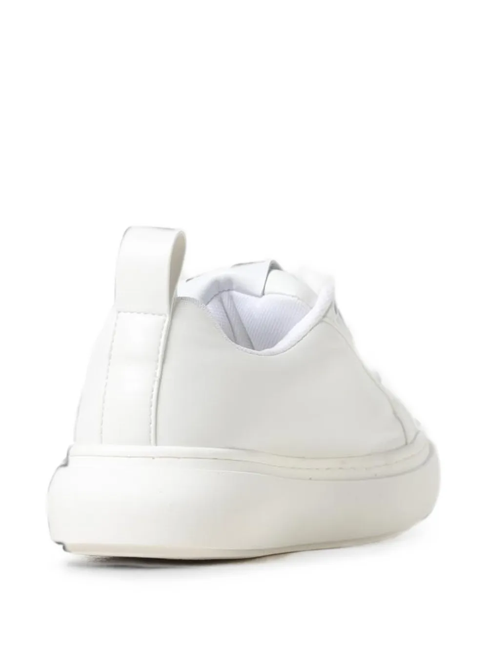 MSGM Kids logo-print low-top sneakers Wit