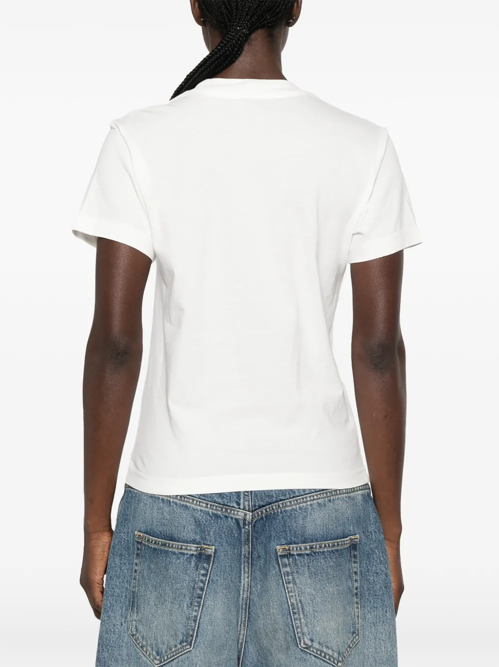 Autry T-shirt met geborduurd logo Blauw