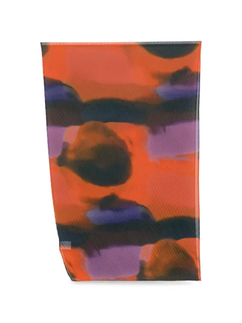 Homme Plissé Issey Miyake Dawn abstract-print pleated scarf